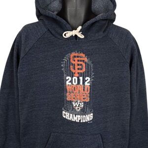 San Francisco Giants Sweatshirt Hoodie Mens Size Large Gray World Series MLB USA
